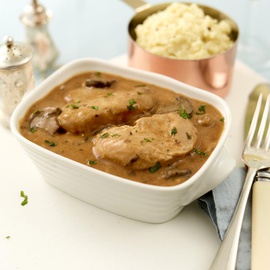 Chicken in a Cognac Cream Sauce