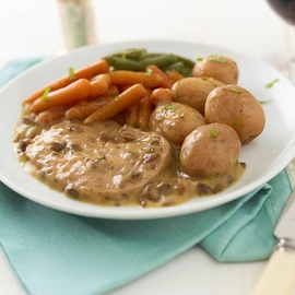 Pork in Mushroom Sauce