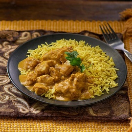 Chicken Korma with Pilau Rice
